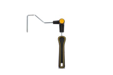Käepide 3K liigendiga Ø 6mm, 40cm, must/kollane