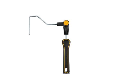 Käepide 3K liigendiga Ø 6mm, 40cm, must/kollane
