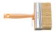 Wall brush 3x12cm white bristle, beige body