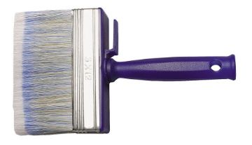 Wall brush 4x15cm mix bristle, B/L66mm, blue