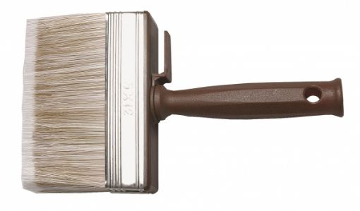 Wall brush 3x12cm mix bristle, B/L60mm, brown