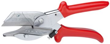 Mitre shears for plastic and rubber sect