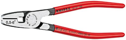 Crimping pliers f. cable links 0,5-6mm²/AWG 20-10 180mm