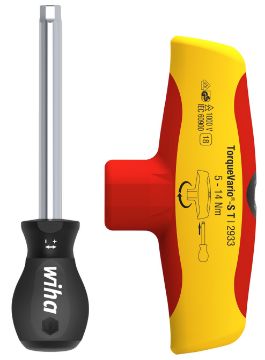 Torque screwdriver with T-handle set 5-14 Nm TorqueVario-S T electric