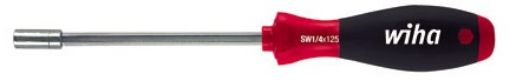 Screwdriver with bit holder SoftFinish magnetic 1/4''x125mm