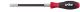 Screwdriver with bit holder SoftFinish clamping with retaining ring 1/4''x150mm