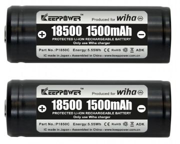 Battery set Li-ion 1500mAh 2pcs