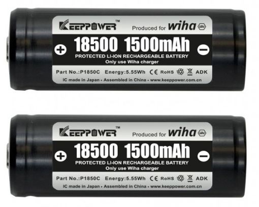 Battery set Li-ion 1500mAh 2pcs