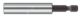 Bit holder magnetic, clamping with retaining ring  1/4 x72mm