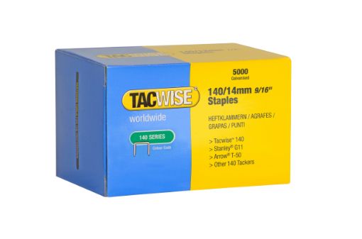 Staples 140/14mm galv coated (5000 pc/box)