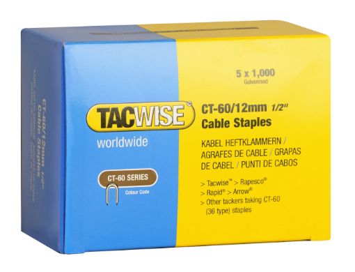 Cable Staples CT60/1mm (1000 pc/box)