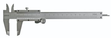 Vernier caliper chromed 155mm, 0,02 mm