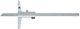 Depth caliper chromed 200mm, 0,02 mm