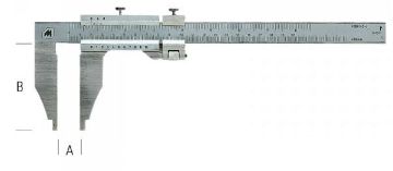 Caliper chromed INOX 300mm, 0,02 mm/inch