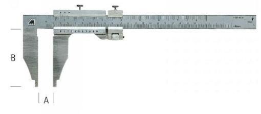 Caliper chromed INOX 300mm, 0,02 mm/inch