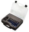 set Blue Ceram core bit 9 pcs diamond bits Ø6x2 -8x2-10-15-20mm- stone-chuck M14