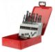 Set 19 HSS standard drill bit sizes Ø1 to 10mm by 0,5mm