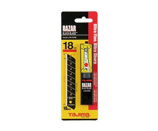 RAZAR BLACK 18mm blades, dispenser with card