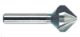 Countersink 90° HSS DIN 335 6,0mm with 3 flutes