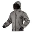 Working softshell jacket, detachable hood, size L