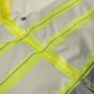 High vision working jacket, waterproof, yellow size L