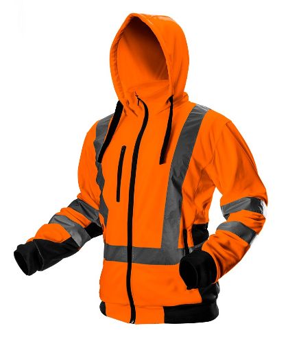 High visibility jacket, orange, size L