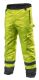 High vision working trousers, insulated, yellow size L