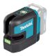 Ristlaser roheline iseloodiv, ± 0,3mm/1m, IP54