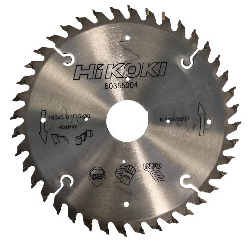 Circular saw blade tct 165x2,0 40t 30mm hole