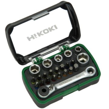 Bit/socket set 24-pcs 1/4  with ratchet