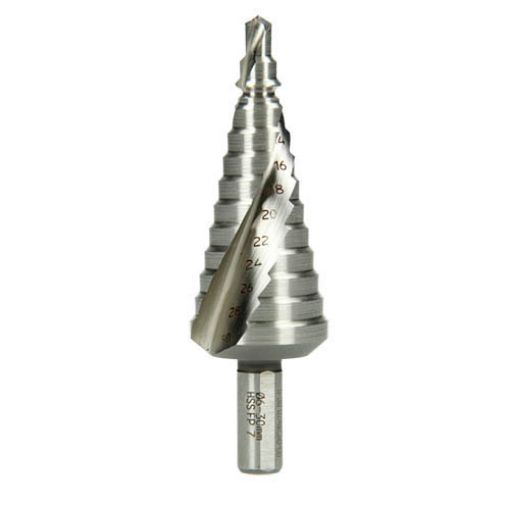 Step drill bit HSS d. 4 - 12 mm