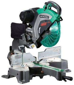 Slide compound miter saw 1520W 305mm, blade,  dust bag, vice and wrench