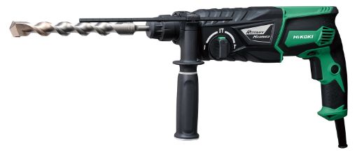 Rotary hammer 830W, depth stops, side handles, grease, machine case