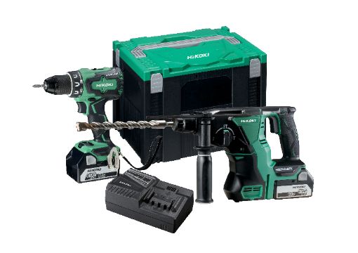 Power tool kit 18V, DS18DBSL+DH18DBL, 2x5,0Ah  Li-on slide batteries, charger, HSC case