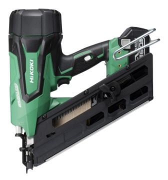 Cordless framing nailer 18V, 34°, 2x5Ah  Li-on batteries, charger, nose cap, goggles, HSC case