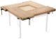 Bench top School-4, 1400x1400x38, beech