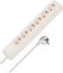 Eco-Line extension socket 6-way white 1,5m H05VV-F 3G1,5