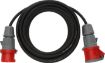 CEE extension cable IP44 10m black H07RN-F 5G2,5 5-pin