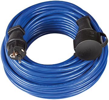 BREMAXX extension cable IP44 10m blue AT-N05V3V3-F 3G1,5