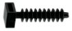 Cable tie plug 6x25 black (100 pce)