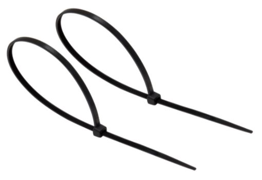 300x7.5 CABLE TIE BLACK UV