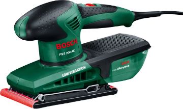 Orbital sander Bosch PSS 200 AC, 200W,  sanding surface 90x182mm