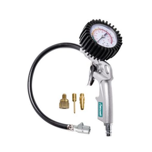 Tire inflation device set with