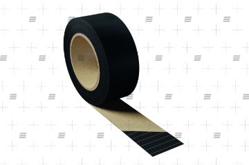 UNO COLD UV  adhesive tape, single-side  50mmx25m black