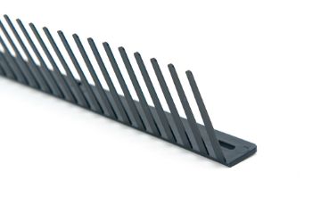 BIRD COMB- eaves comb fillre 600mmx1rm, black RAL9005