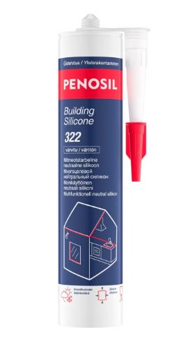 Universaalsilikoon Building Silicone 322 300ml läbipaistev