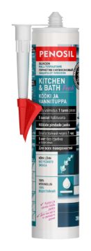 Silikoon Kitchen&Bath Fresh 310ml läbipaistev