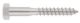 Hexagon head wood screw DIN 571 8,0x30mm, A2