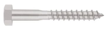 Hexagon head wood screw DIN 571 8,0x40mm, A2