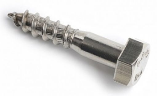 Hexagon head wood screw DIN 571 8,0x40mm, A2